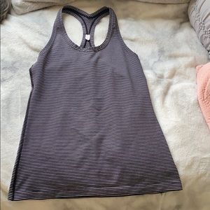 Lululemon striped tank top